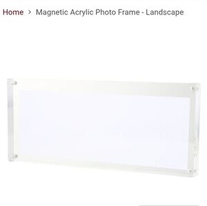 ❤️BUY 2 GET 1 FREE  MUJI Magnetic Acrylic Photo Frame - Landscape